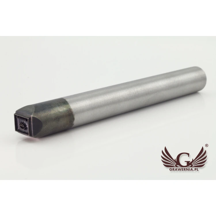 Stempel ze stali  do wybijania w metalu - wym odbicia 10x7.6mm - LASER