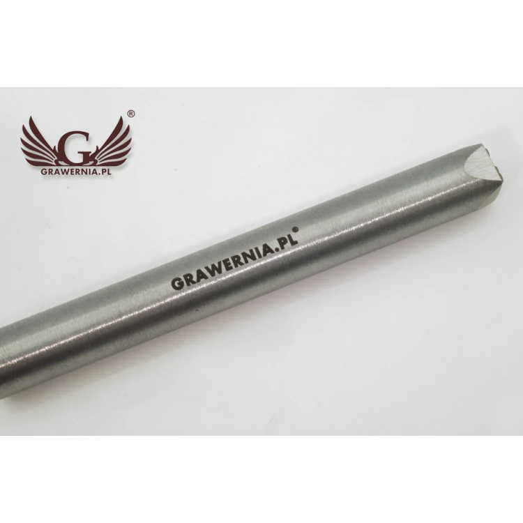 Stempel ze stali do wybijania w metalu - wym odbicia: 9,4x9mm - CNC