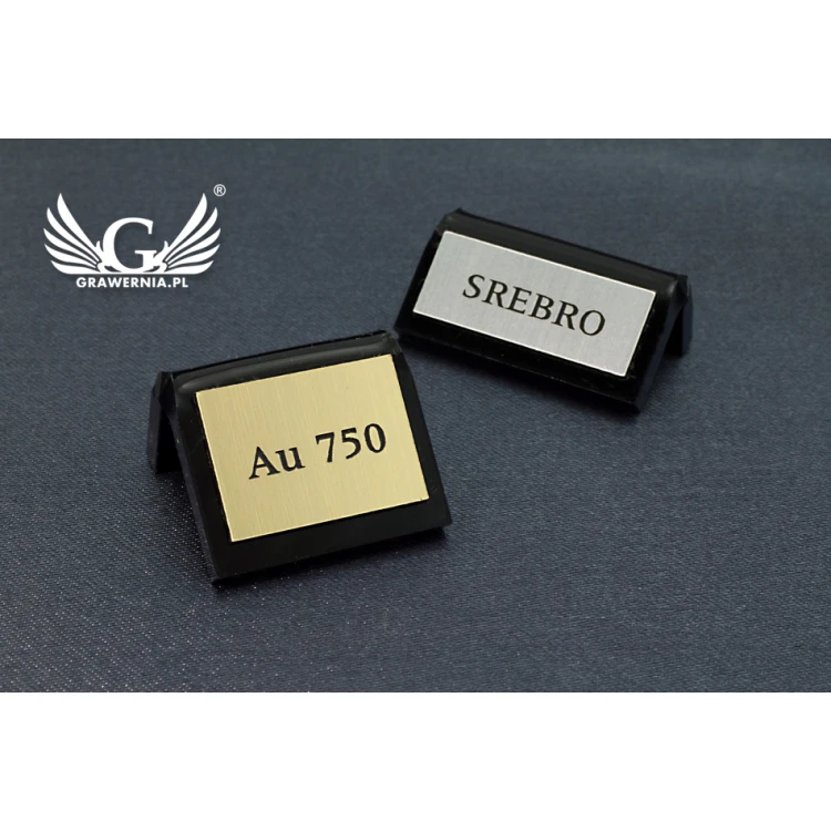 Stojaczki jubilerskie mini z dowolnym tekstem - PR013