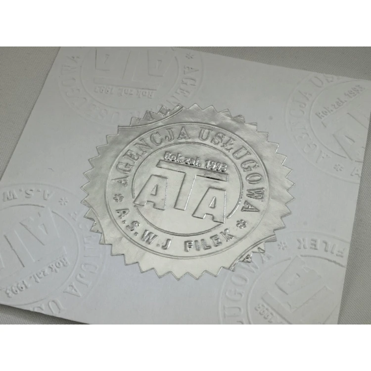 Suchy Stempel Just - Gold & Wood - ekskluzywny stempel biurkowy z podstawką drewnianą