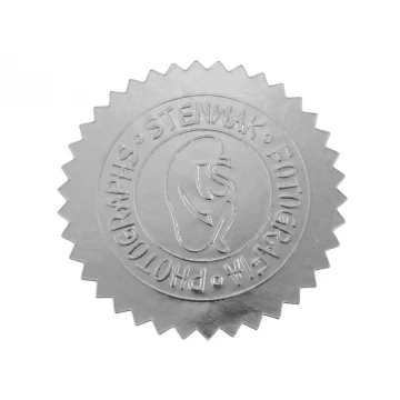 Suchy Stempel - naklejki srebrne, złote, czerwone lub zielone