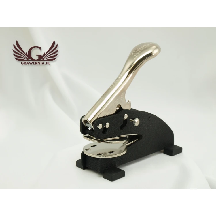 Suchy Stempel Shiny - odbicie okrągłe 40mm lub 50mm - stempel biurkowy z nóżkami