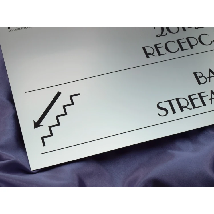 System szyldów - opracowanie graficzne szyldów i tabliczek dla hotelu, biura, restauracji - SZ177