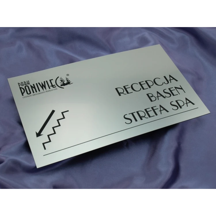 System szyldów - opracowanie graficzne szyldów i tabliczek dla hotelu, biura, restauracji - SZ177