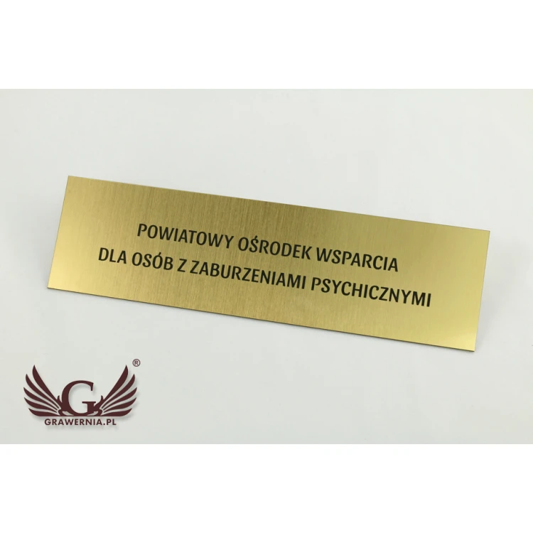 System szyldów - opracowanie graficzne szyldów i tabliczek dla szpitala, ośrodka pomocy, urzędu - SZ179