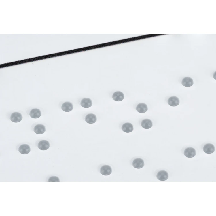 System tabliczek z pismem Braille'a dla sądów - wym. 200x100mm - PCW twarde - TAB521