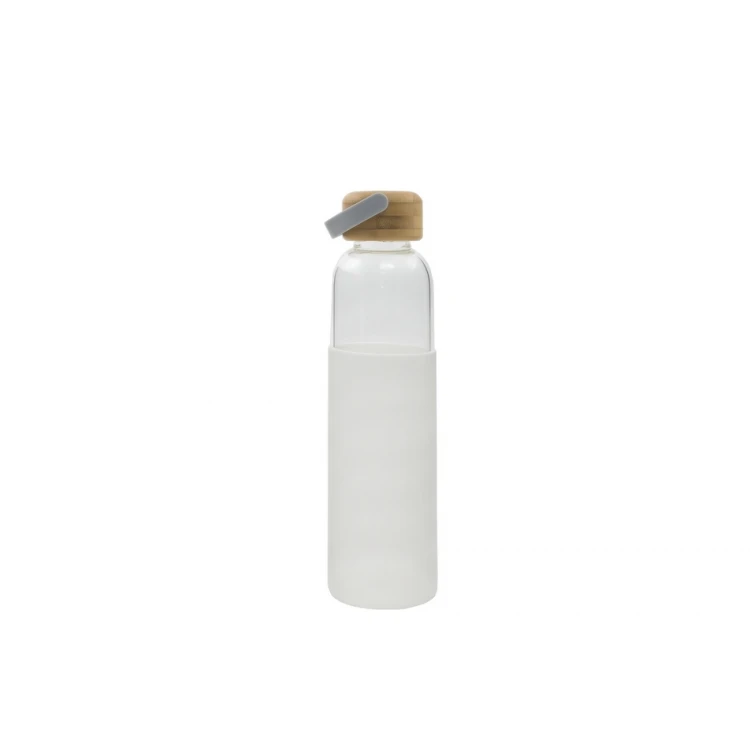 Szklana butelka z antypoślizgowym uchwytem z Twoim grawerem - Neapol - 560ml - BUT013