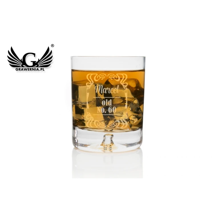 Szklanki do whisky z grawerem 6 sztuk - Lambert - SZK002