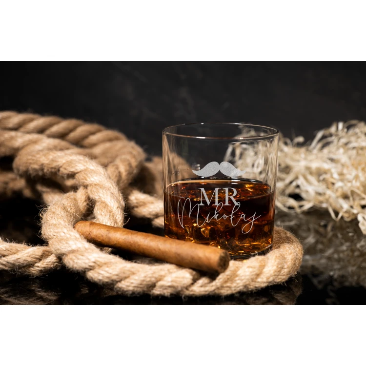 Szklanki do whisky z grawerem 6 sztuk - Florent - SZK003