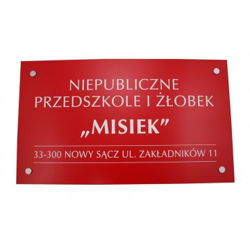 SZYLD DLA PRZEDSZKOLA - SZ019 - wym. 600x350mm