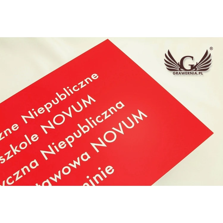 SZYLD DLA SZKOŁY I PRZEDSZKOLA - SZ082 - wym. 500x300mm