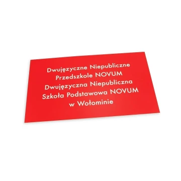SZYLD DLA SZKOŁY I PRZEDSZKOLA - SZ082 - wym. 500x300mm