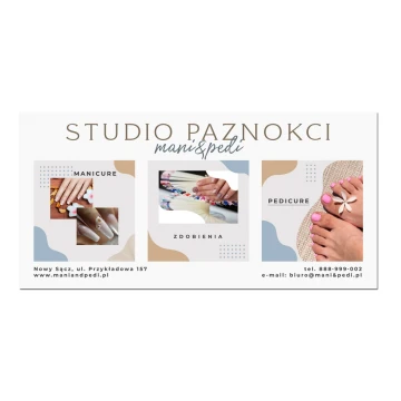 Szyld z  PVC z nadrukiem UV - wym. 785x390mm  - SZUV023