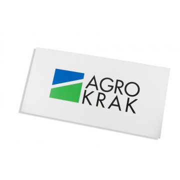 Szyld firmowy z kolorowym logotypem - wym. 300x150mm - DRUK UV - SZUV006