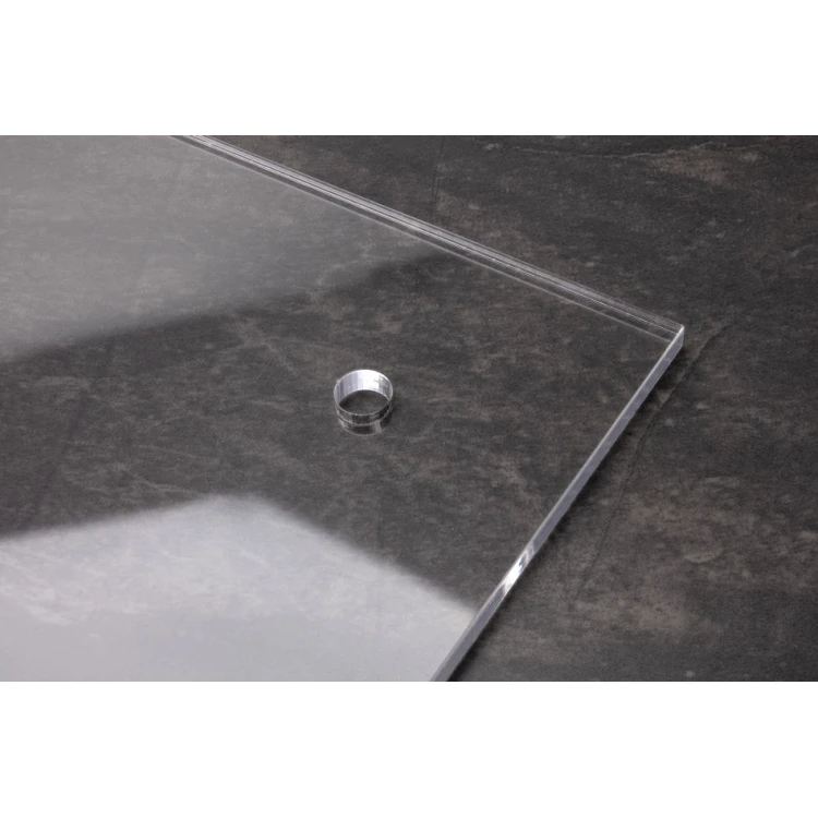 Szyld firmowy z plexi transparentnej  - nadruk UV - wym. 192x192mm - SZ173