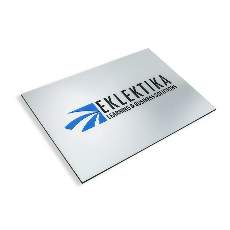 SZYLD FIRMOWY z WYPUKŁYM LOGO - kolorowy - SZ078 - wymiary 360x250mm