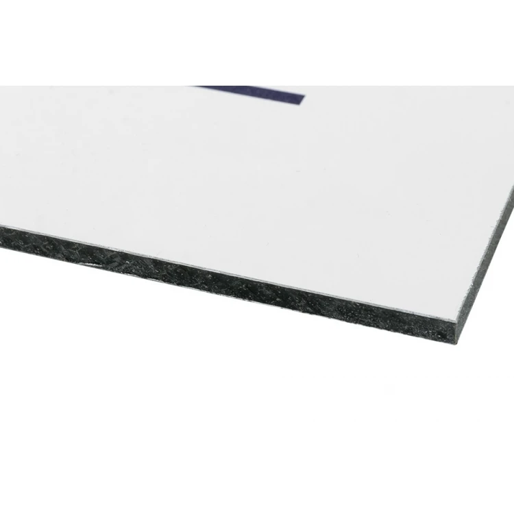 Szyld informacyjny DIBOND MAT biały 3mm - druk UV - wym. 800x550mm - SZUV027