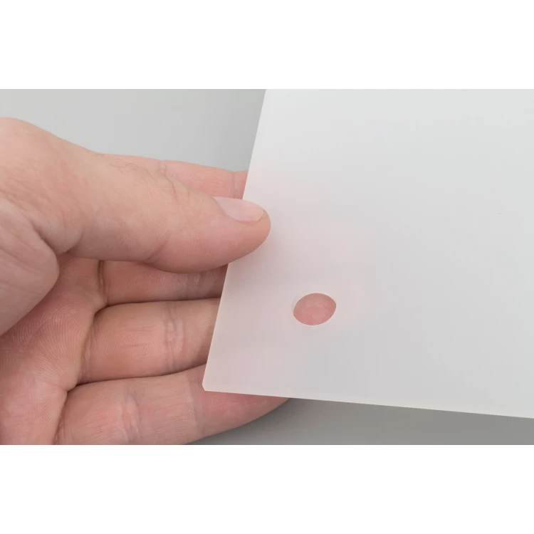 Szyld z pleksi gr. 3mm - druk UV - plexi biała frost półtransparentna - SZ152 - wym. 297x210mm (A4)