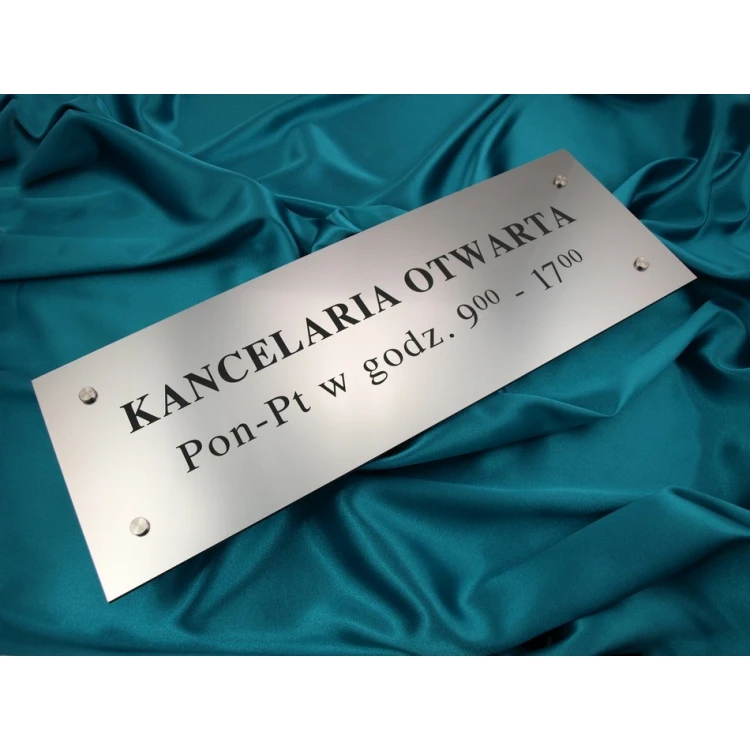 SZYLD NOTARIUSZA - kancelaria otwarta - SZ020 - wym. 500x175mm