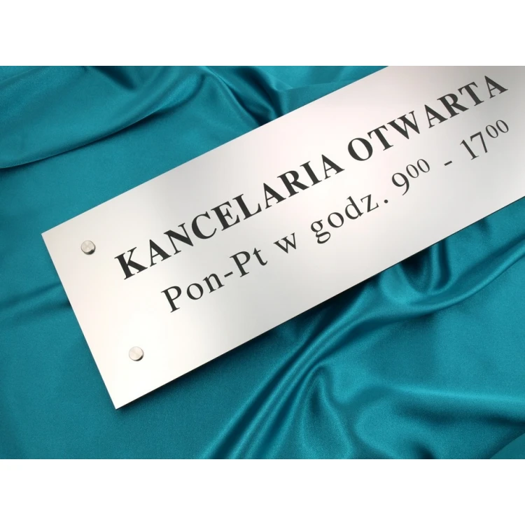 SZYLD NOTARIUSZA - kancelaria otwarta - SZ020 - wym. 500x175mm