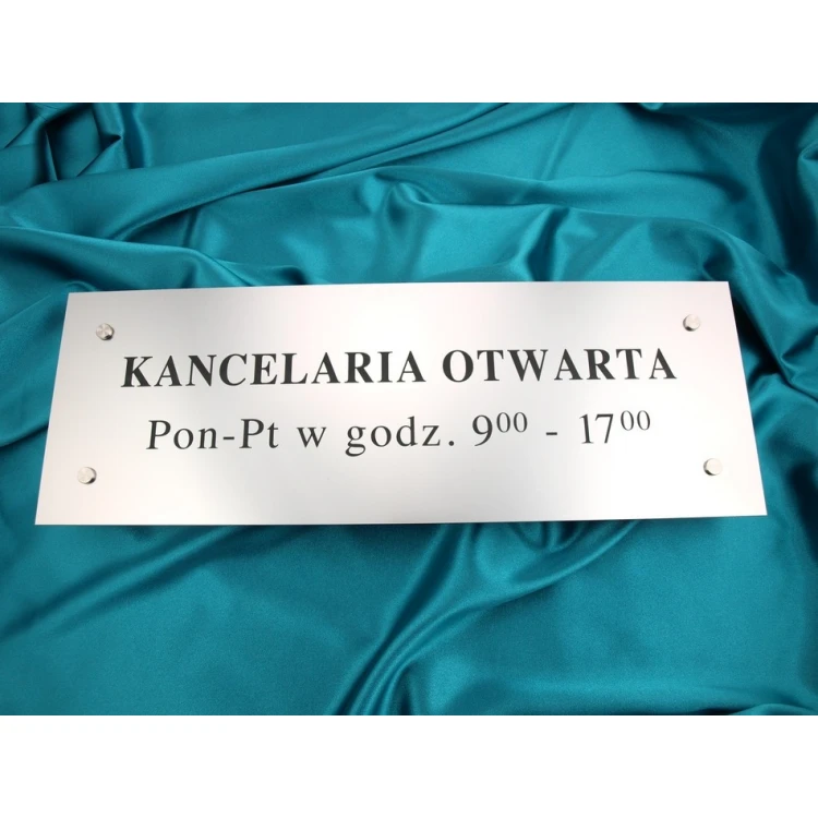 SZYLD NOTARIUSZA - kancelaria otwarta - SZ020 - wym. 500x175mm