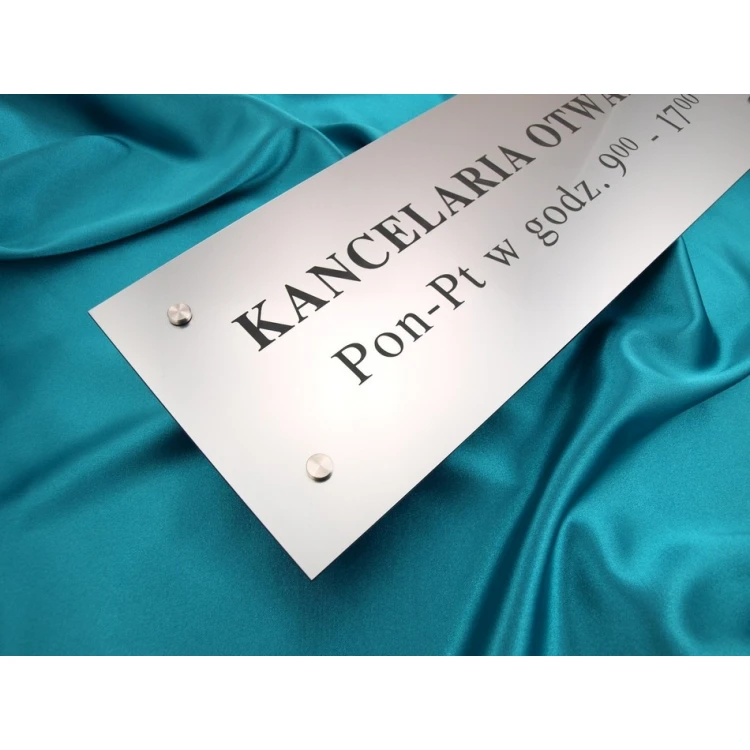SZYLD NOTARIUSZA - kancelaria otwarta - SZ020 - wym. 500x175mm