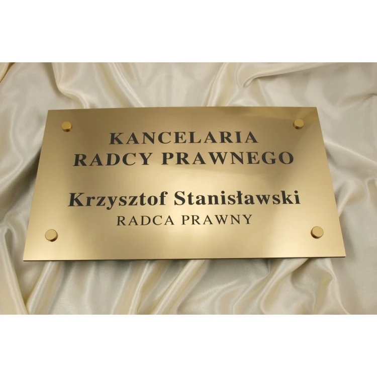 SZYLD KANCELARIA RADCY PRAWNEGO - SZ018 - wym. 480x280mm