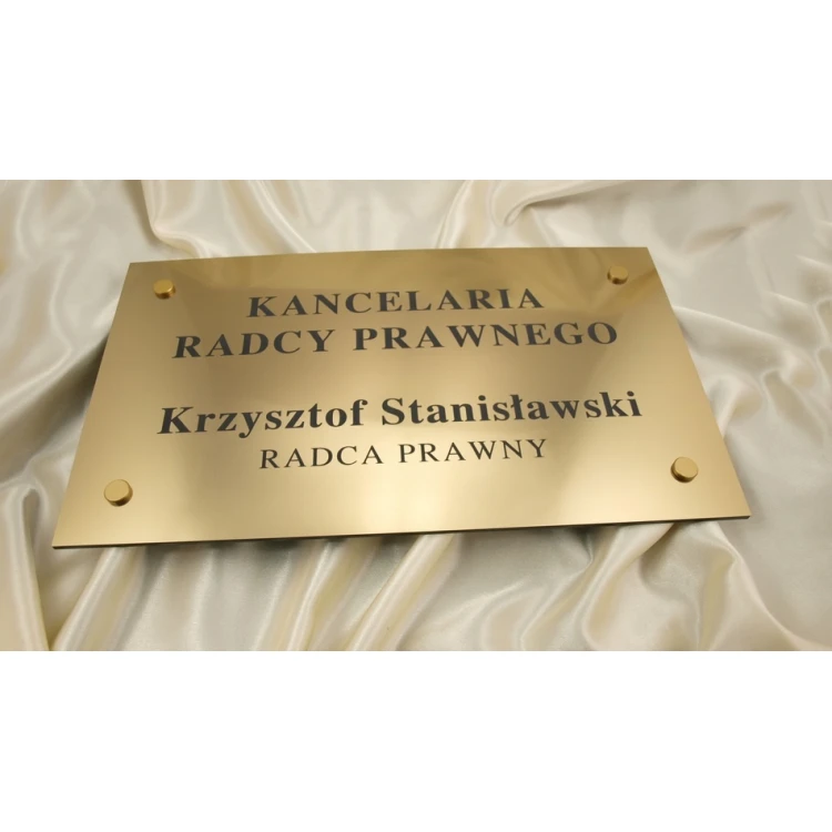 SZYLD KANCELARIA RADCY PRAWNEGO - SZ018 - wym. 480x280mm