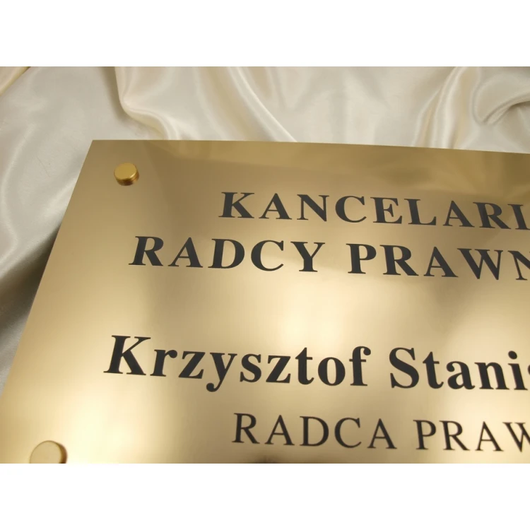 SZYLD KANCELARIA RADCY PRAWNEGO - SZ018 - wym. 480x280mm