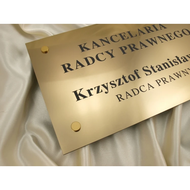 SZYLD KANCELARIA RADCY PRAWNEGO - SZ018 - wym. 480x280mm