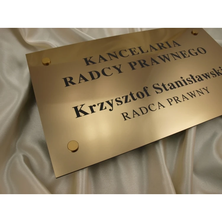 SZYLD KANCELARIA RADCY PRAWNEGO - SZ018 - wym. 480x280mm
