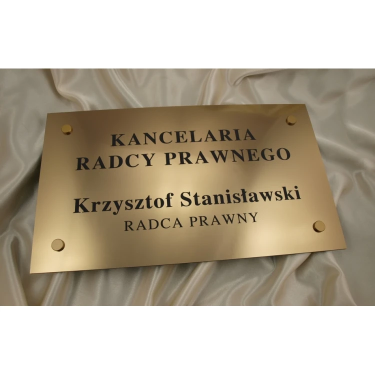 SZYLD KANCELARIA RADCY PRAWNEGO - SZ018 - wym. 480x280mm