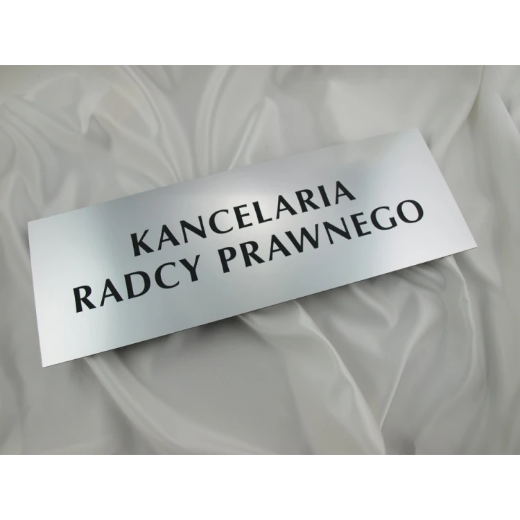 SZYLD KANCELARIA RADCY PRAWNEGO - SZ041 - srebrny - wym. 500x175mm