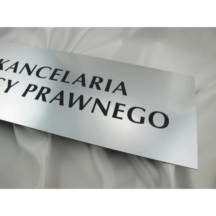 SZYLD KANCELARIA RADCY PRAWNEGO - SZ041 - srebrny - wym. 500x175mm