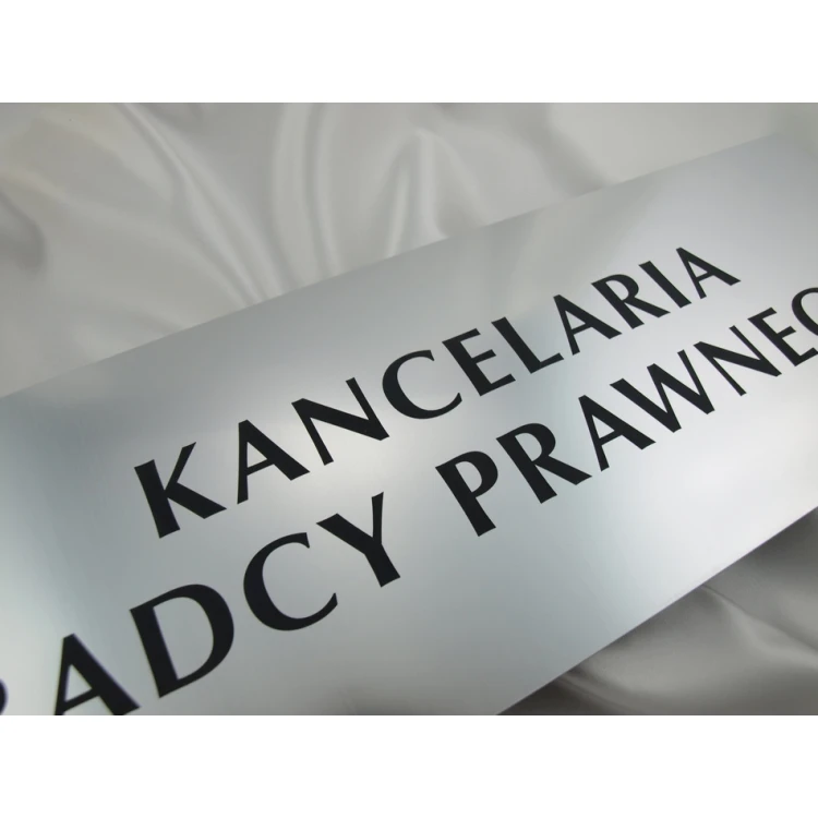 SZYLD KANCELARIA RADCY PRAWNEGO - SZ041 - srebrny - wym. 500x175mm