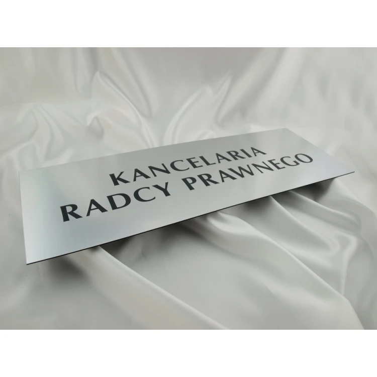 SZYLD KANCELARIA RADCY PRAWNEGO - SZ041 - srebrny - wym. 500x175mm