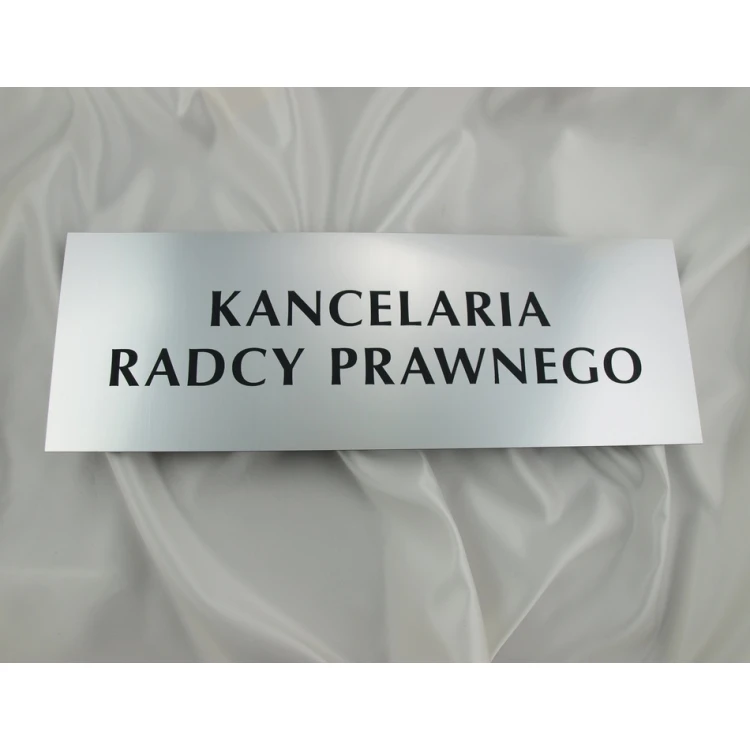 SZYLD KANCELARIA RADCY PRAWNEGO - SZ041 - srebrny - wym. 500x175mm
