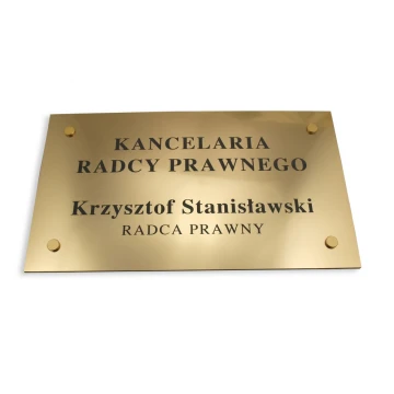 SZYLD KANCELARIA RADCY PRAWNEGO - SZ018 - wym. 480x280mm