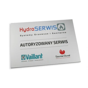 SZYLD KOLOROWY - LAMINAT GRAWERSKI gr. 3mm - wym. A4 (297x210mm) - DRUK UV - SZUV007