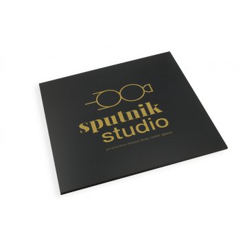 Szyld na drzwi lub ścianę - czarny laminat grawerski mat exterior - SZ097 - wym. 300x300mm
