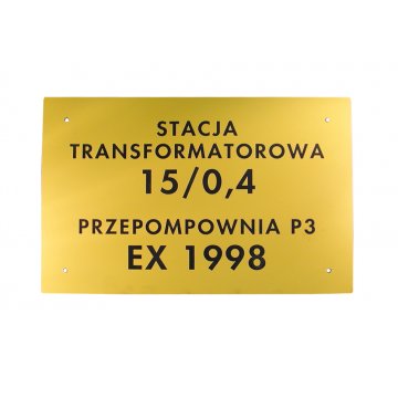 Szyld zewnętrzny - wym. 300x200mm
