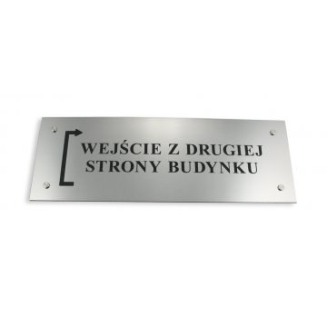 SZYLD NOTARIUSZA - kancelaria wejście - SZ024 - wym. 500x175mm