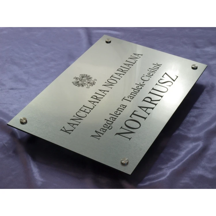 SZYLD NOTARIUSZA - szyld główny - SZ015 - wym. 500x350mm