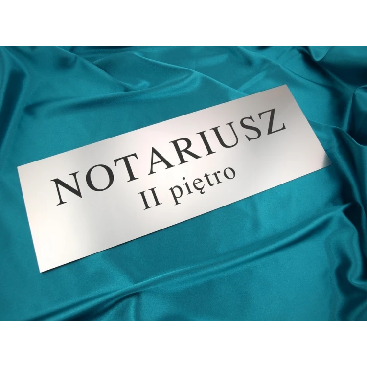 SZYLD NOTARIUSZA - z napisem NOTARIUSZ - SZ021 - wym. 500x175mm