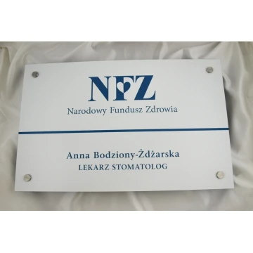 SZYLD STOMATOLOGA - szyld główny - SZ040 - wym. 550x350mm