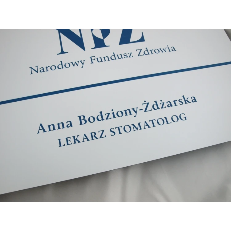 SZYLD STOMATOLOGA - szyld główny - SZ040 - wym. 550x350mm