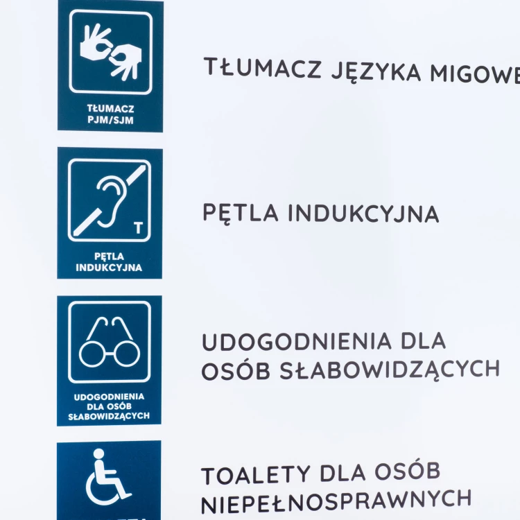 Szyld z dowolnym tekstem i logotypem - wym. 750x1100mm - PVC - druk UV - SZUV036