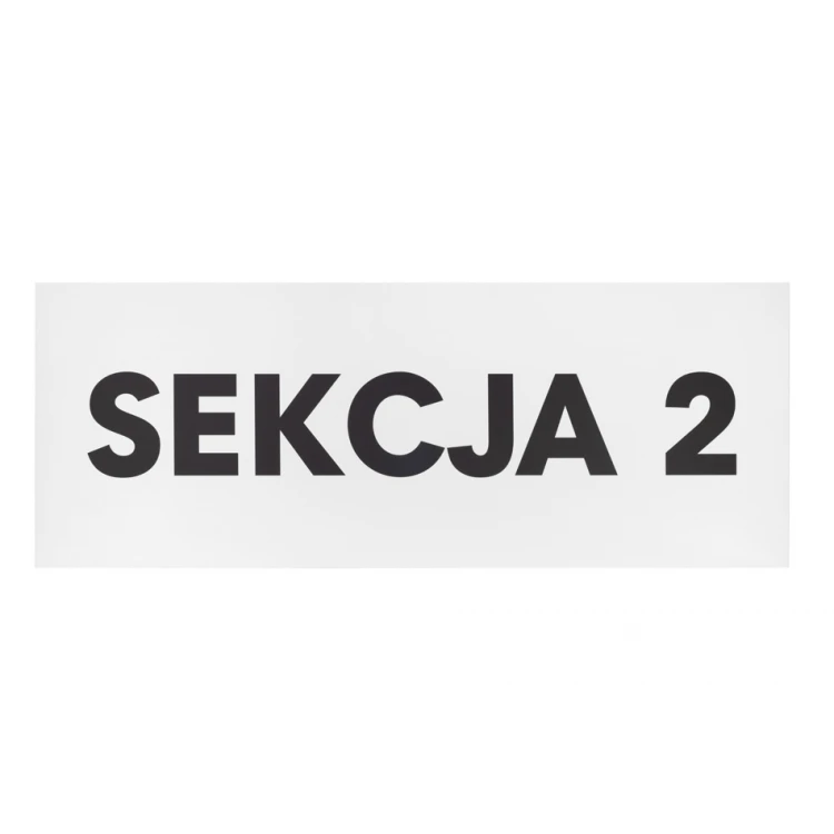 Szyld z dowolnym tekstem - wym. 800x300mm - PVC - druk UV - SZUV034 