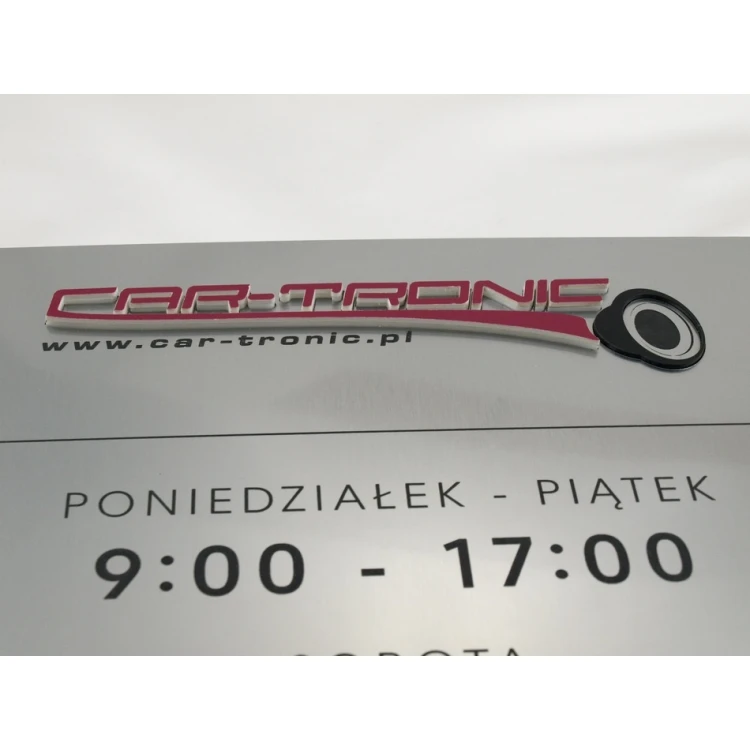 Szyld z napisem wypukłym - SZ010 - wym. 275x250mm
