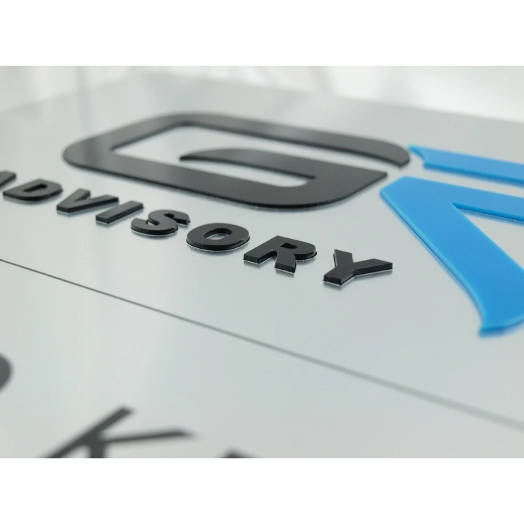 Szyld z wypukłym logo - SZ039 - wym. 400x300mm